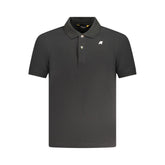 K-WAY Black Cotton Polo Shirt